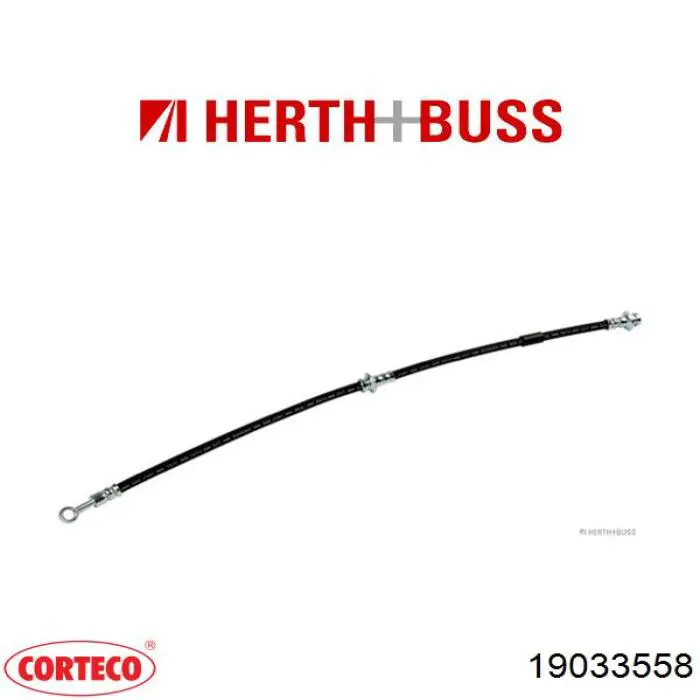 Шланг гальмівний задній, правий Corteco 19033558 ціна, від 17.87 USD