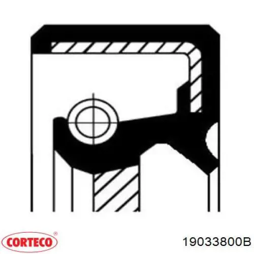 Сальник АКПП/КПП, вхідного/первинного валу Corteco 19033800B ціна, від 5.05 USD