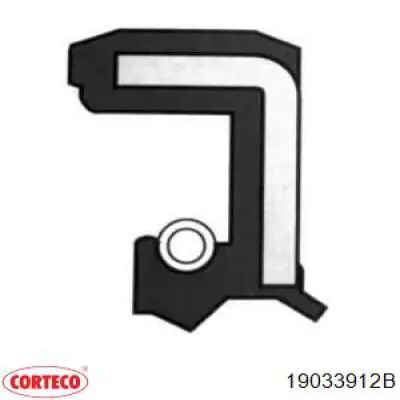 19033921 Corteco Сальник колінчастого валу