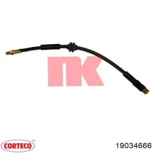 Шланг гальмівний задній Corteco 19034666 ціна, від 20.92 USD