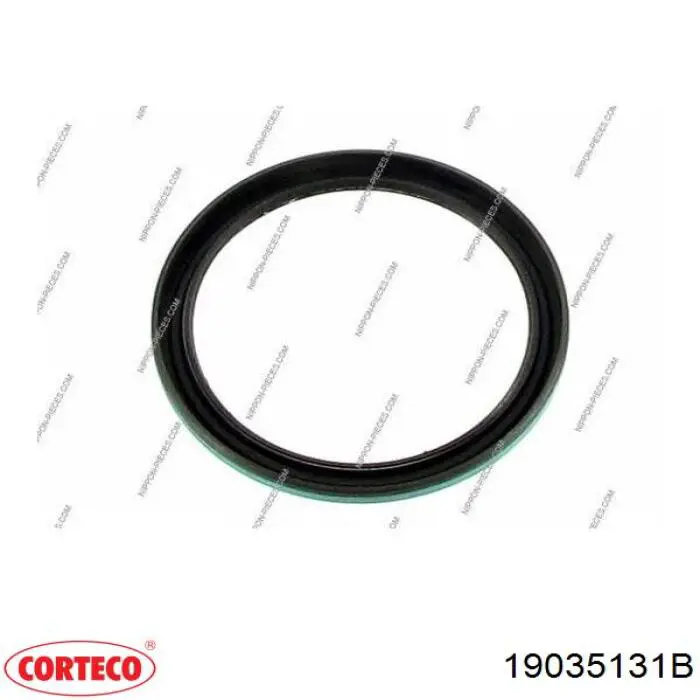 Сальник колінвала двигуна, задній Corteco 19035131B ціна, від 6.57 USD