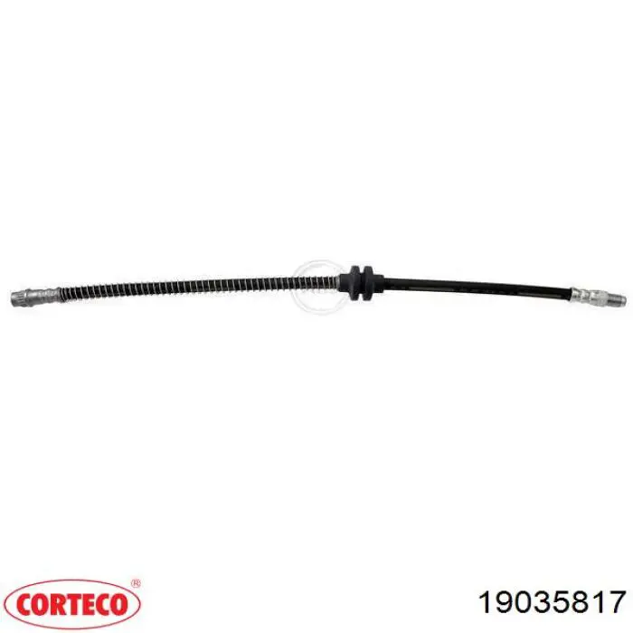 Шланг гальмівний передній Corteco 19035817 ціна, від 12.74 USD