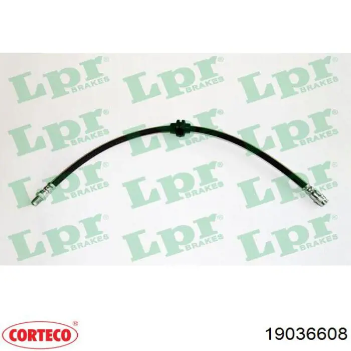Шланг гальмівний передній Corteco 19036608 ціна, від 12.14 USD