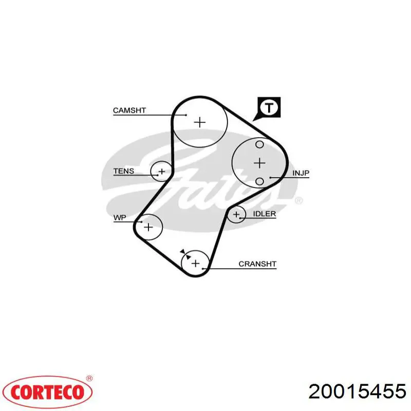 Сальник колінвала двигуна, задній Corteco 20015455 ціна, від 12.71 USD