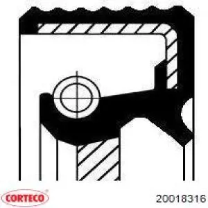 Сальник коленвала двигуна, передній Corteco 20018316 ціна, від 4.01 USD