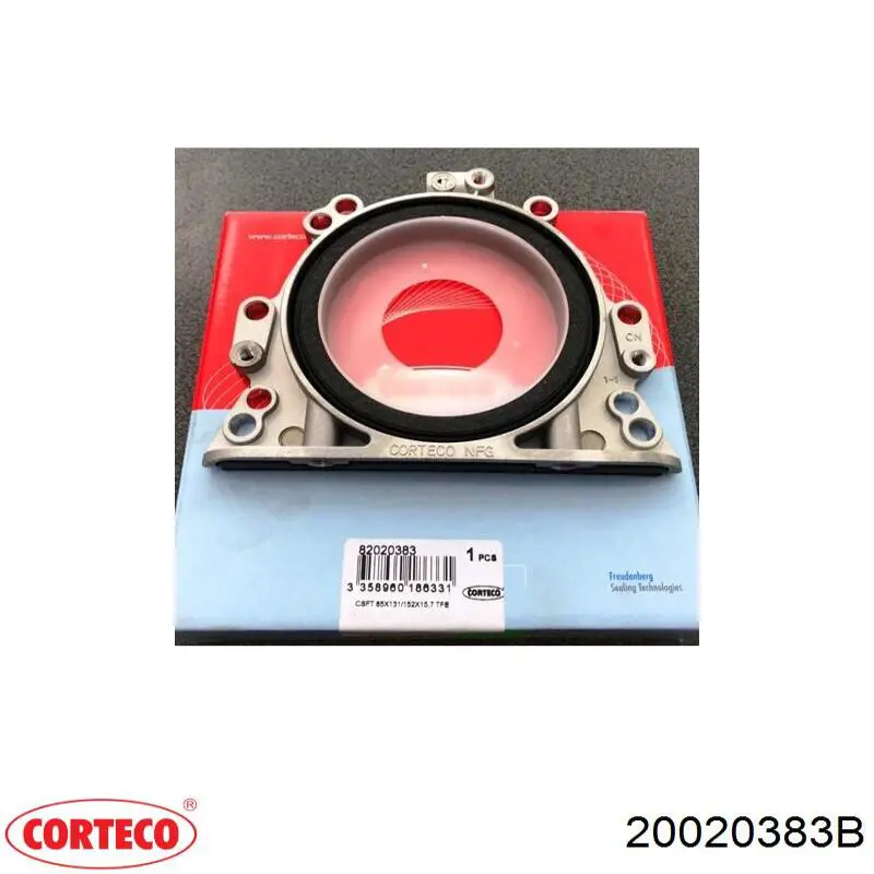 Сальник колінвала двигуна, задній Corteco 20020383B ціна, від 33.01 USD