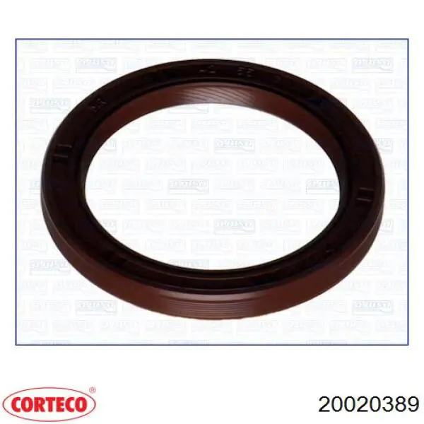 Сальник коленвалу 20020389 Corteco