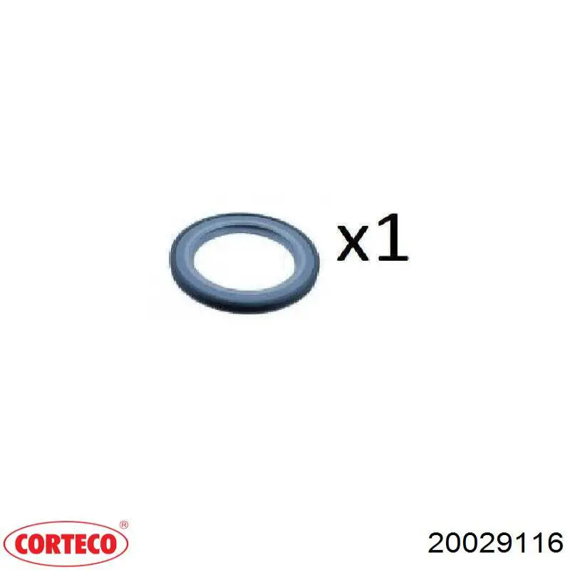 Купити 20029116 Corteco Сальник коленвала передній