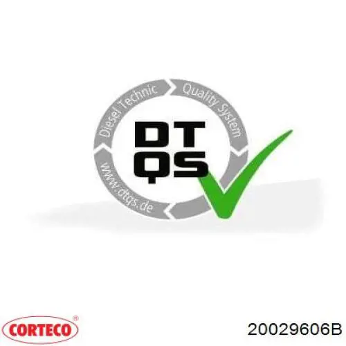 Сальник колінвала задній 20029606B Corteco