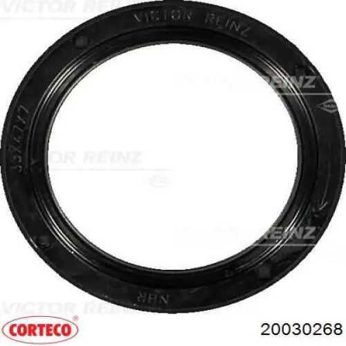 Сальник коленвала двигуна, передній Corteco 20030268 ціна, від 13.78 USD