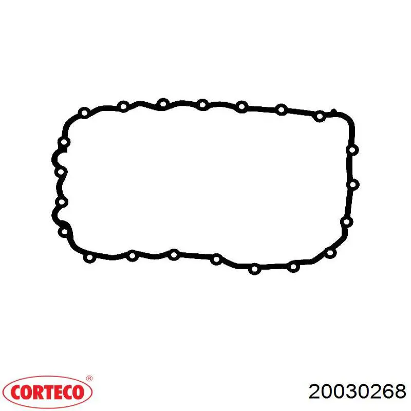 Сальник коленвалу 20030268 Corteco
