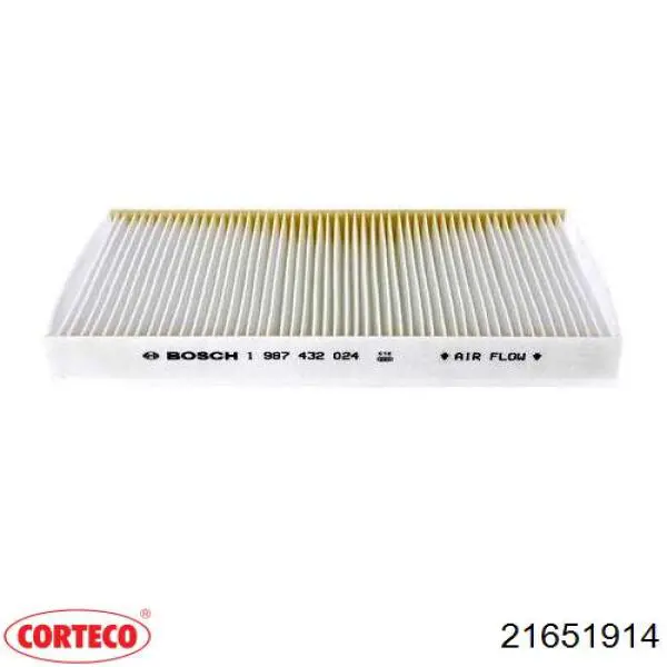 Купити 21651914 Corteco Фільтр салону вугільний