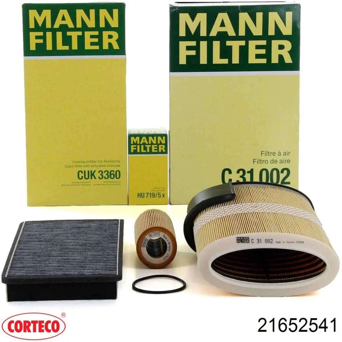 Фільтр повітряний обігрівача Corteco 21652541 ціна, від 12.14 USD
