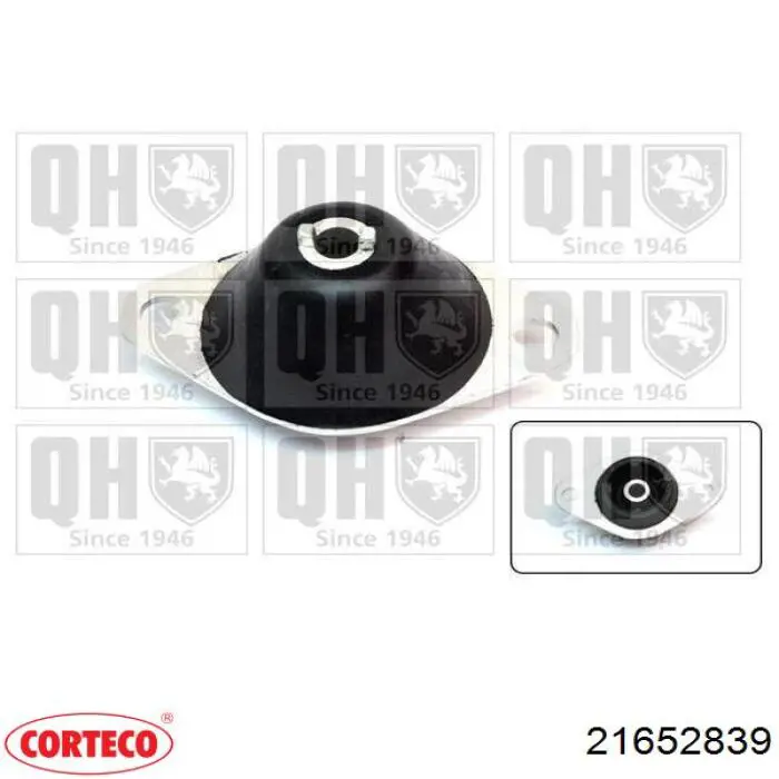 21652839 Corteco подушка трансмісії (опора коробки передач)