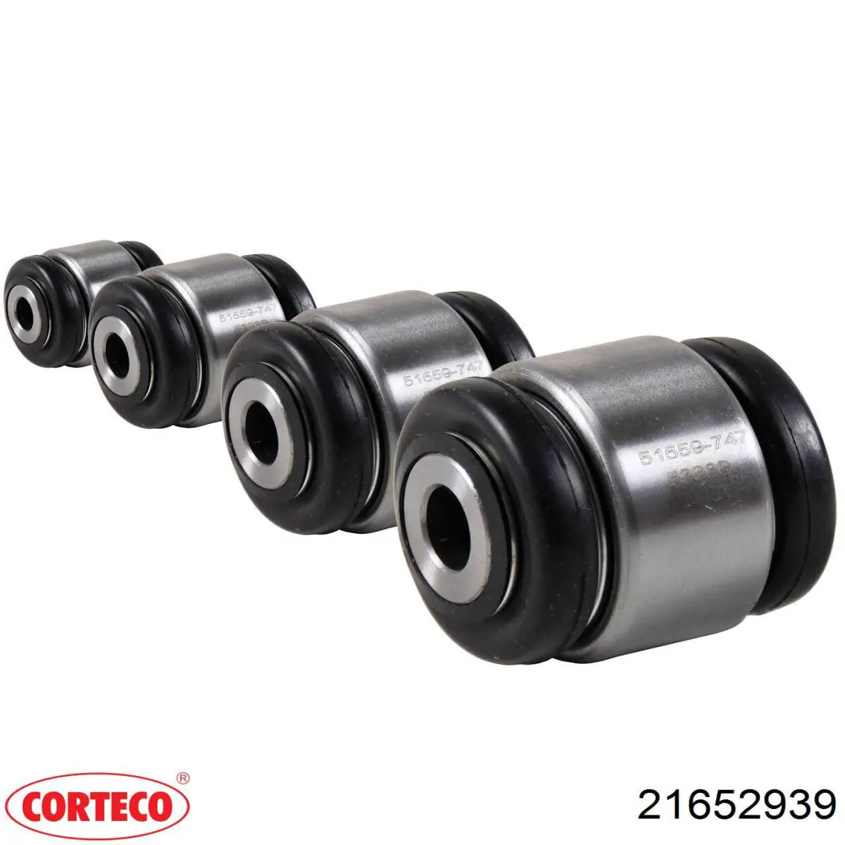 21652939 Corteco Сайлентблок заднього кулака