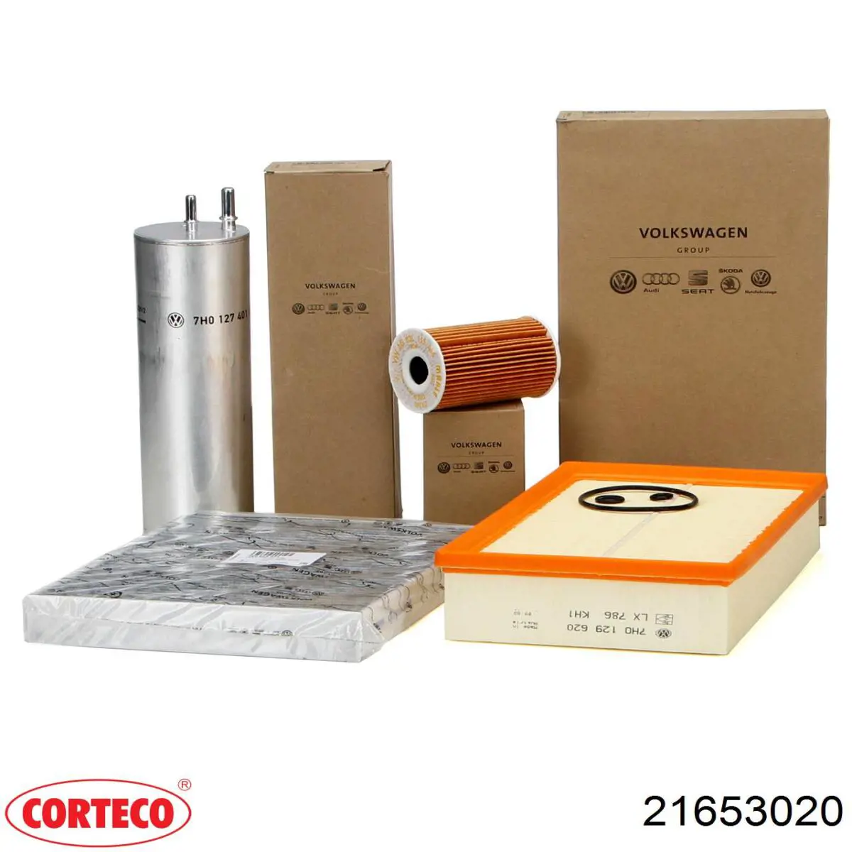 Купити 21653020 Corteco Фільтр салону вугільний