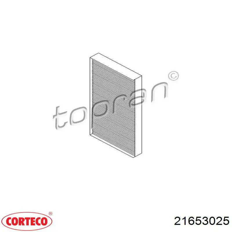 Фільтр салону 21653025 Corteco