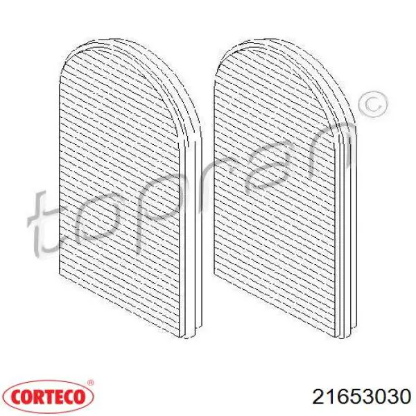 Фільтр повітряний обігрівача Corteco 21653030 ціна, від 22.31 USD