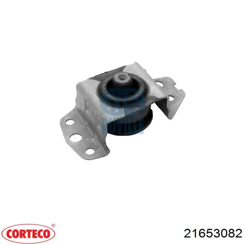 Подушка (опора) двигуна, права 21653082 Corteco