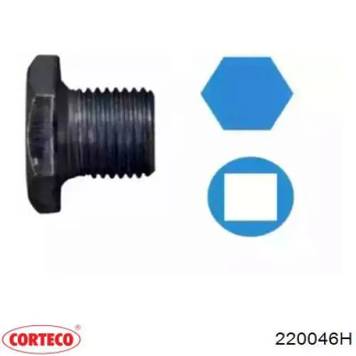 Пробка піддона двигуна 220046H Corteco