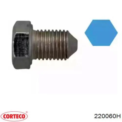 Купити 220060H Corteco Пробка піддона двигуна