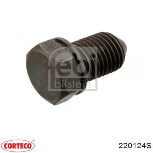 Купити 220124S Corteco Пробка піддона двигуна