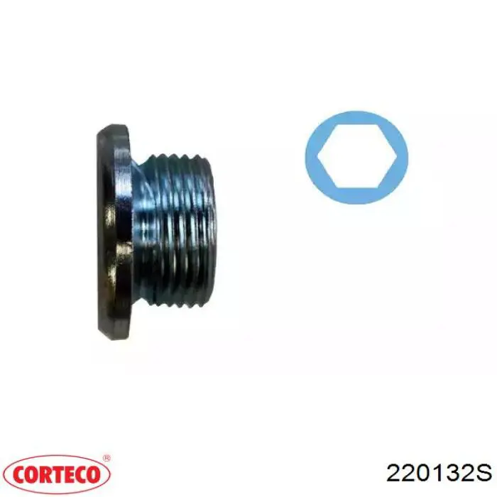 Пробка піддона двигуна 220132S Corteco