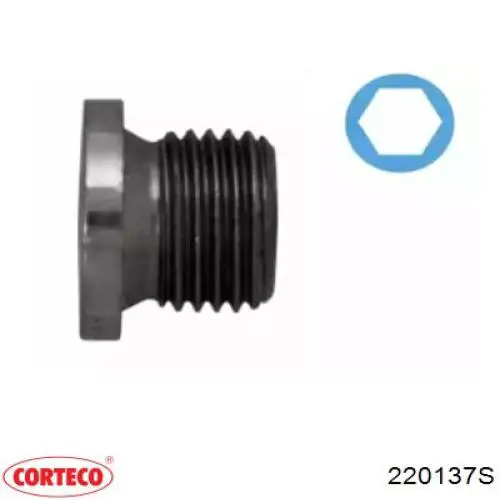 Пробка піддона двигуна 220137S Corteco