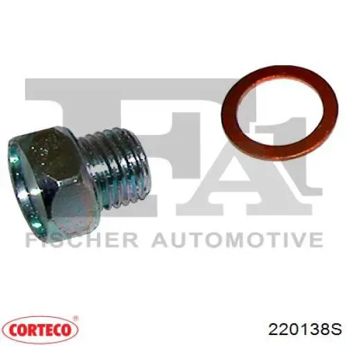 Купити 220138S Corteco Пробка піддона двигуна