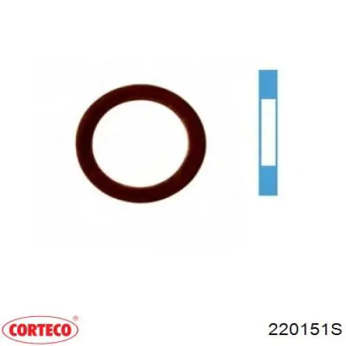 Пробка піддона двигуна Corteco 220151S ціна, від 1.98 USD