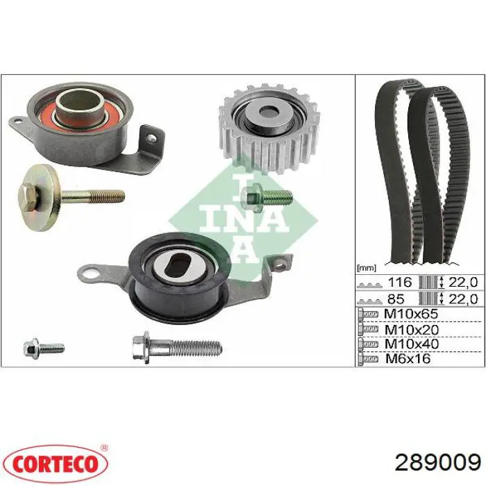  Corteco 289009 ціна, від 26.04 USD