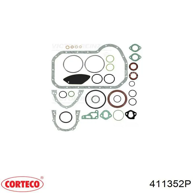 Купити 411352P Corteco Прокладка ГБЦ