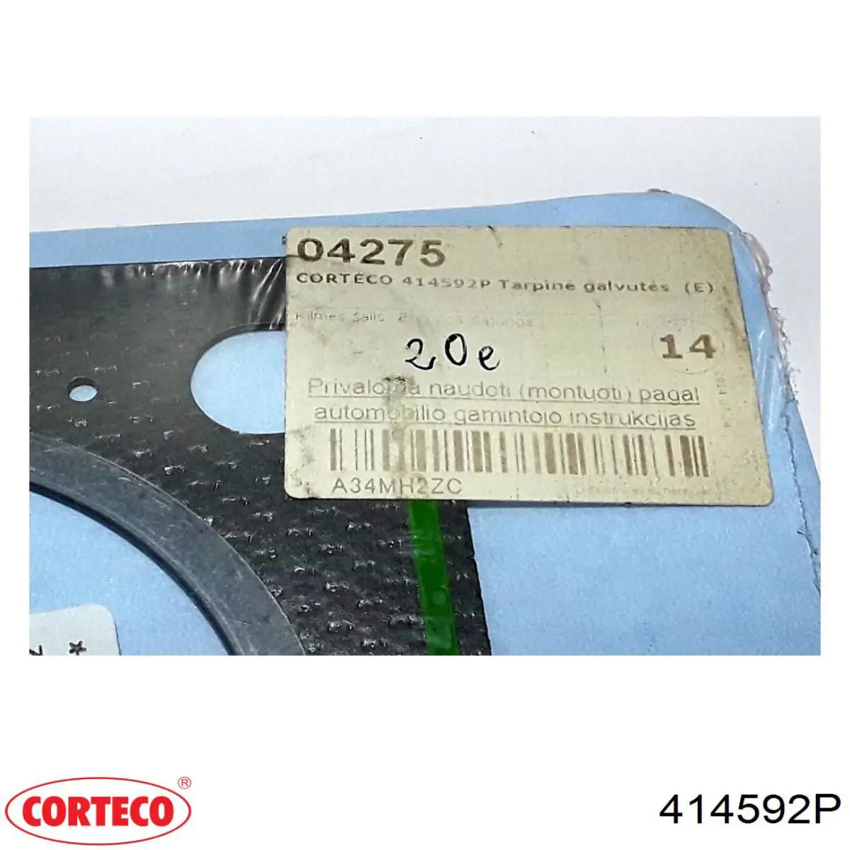 Прокладка ГБЦ Corteco 414592P ціна, від 20.11 USD