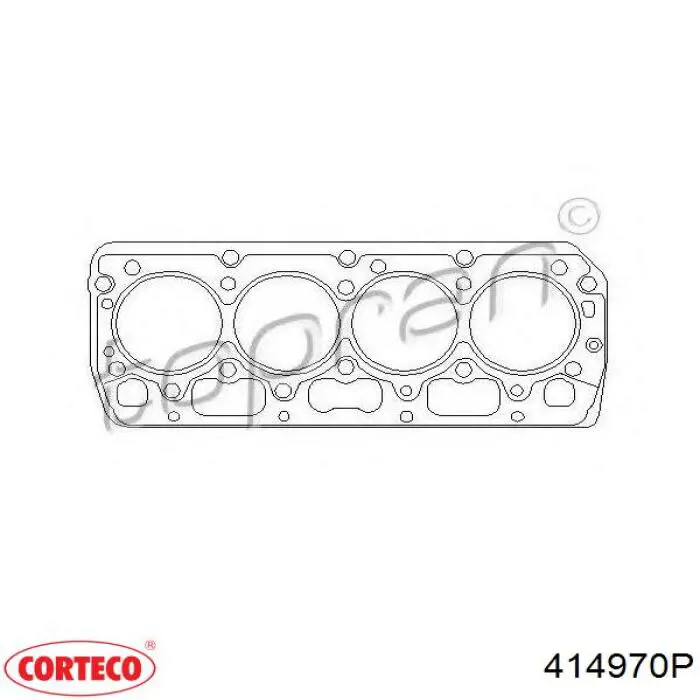 414970P Corteco Прокладка під головку