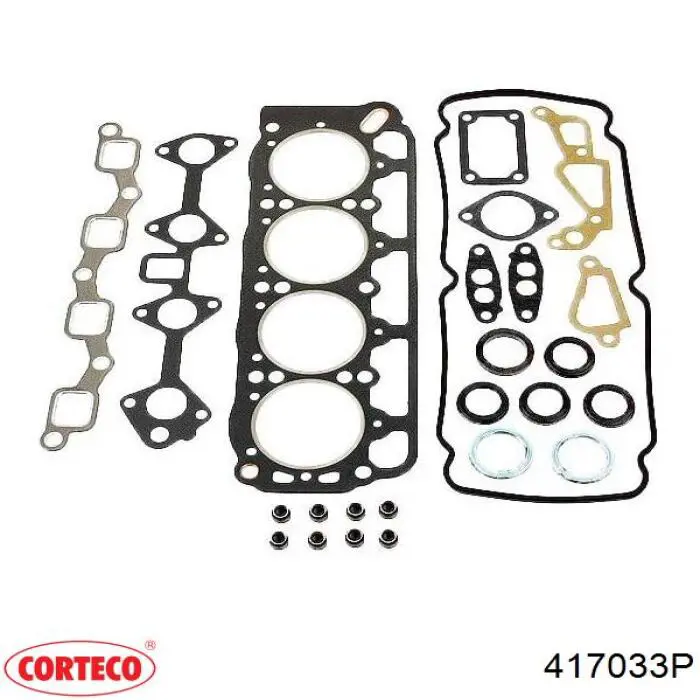 Комплект прокладок двигуна, верхній Corteco 417033P ціна, від 75.25 USD