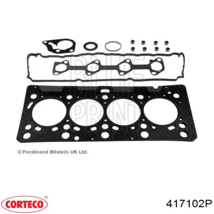 Комплект прокладок двигуна, верхній Corteco 417102P ціна, від 31.94 USD