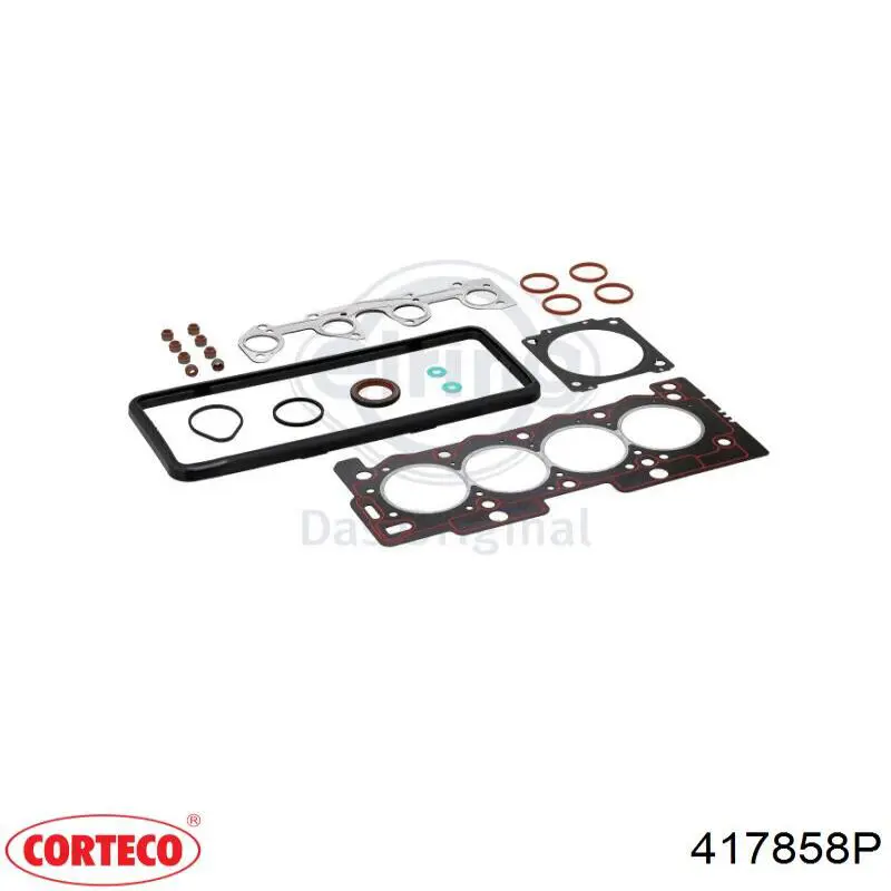 417858P Corteco Комплект прокладок двигуна, верхній