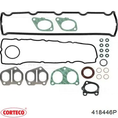 418446P Corteco Комплект прокладок двигуна, верхній