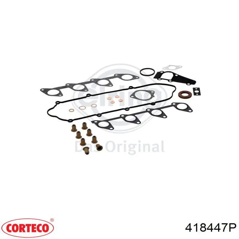 Комплект прокладок двигуна, верхній Corteco 418447P ціна, від 34.70 USD