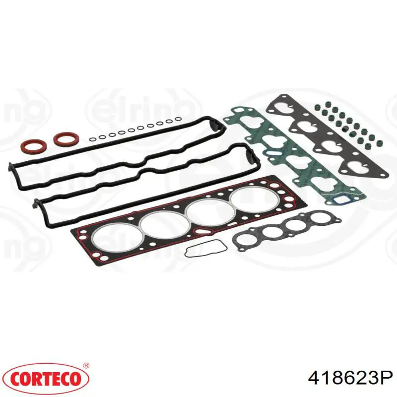 Комплект прокладок двигуна, верхній Corteco 418623P ціна, від 47.41 USD