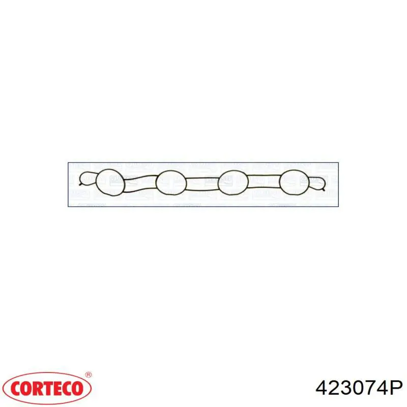 Прокладка впускного колектора, нижня 423074P Corteco