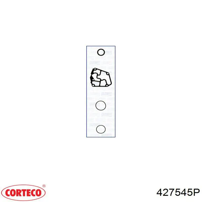 427545P Corteco Комплект прокладок двигуна, нижній