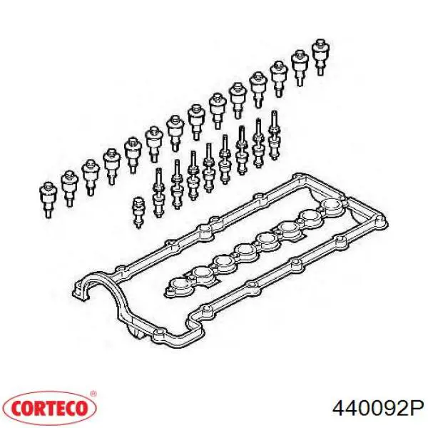 Прокладка клапанної кришки 440092P Corteco