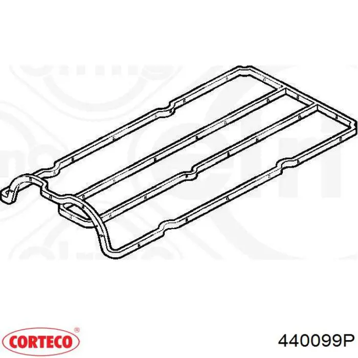440099P Corteco Прокладка кришки клапанної 