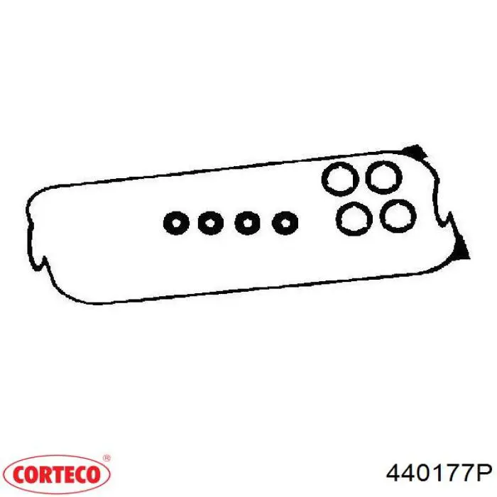 440177P Corteco прокладка клапанної кришки двигуна
