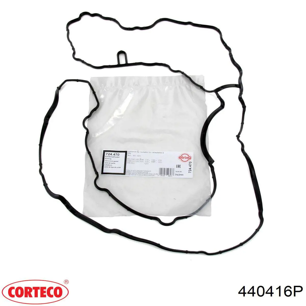 440416P Corteco Прокладка кришки клапанної 