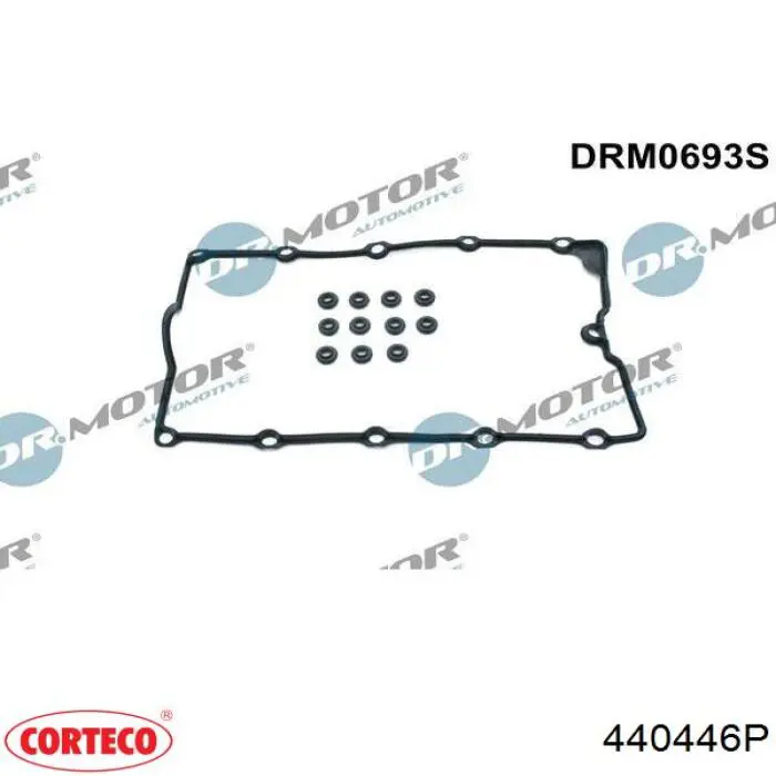 440446P Corteco Прокладка кришки клапанної 
