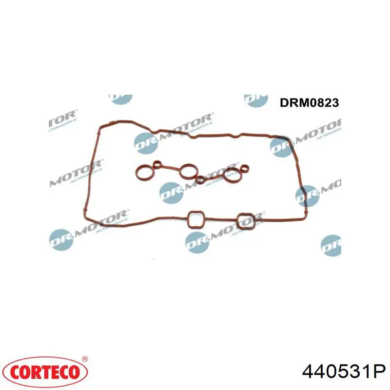 Прокладка клапанної кришки двигуна, комплект Corteco 440531P ціна, від 17.01 USD