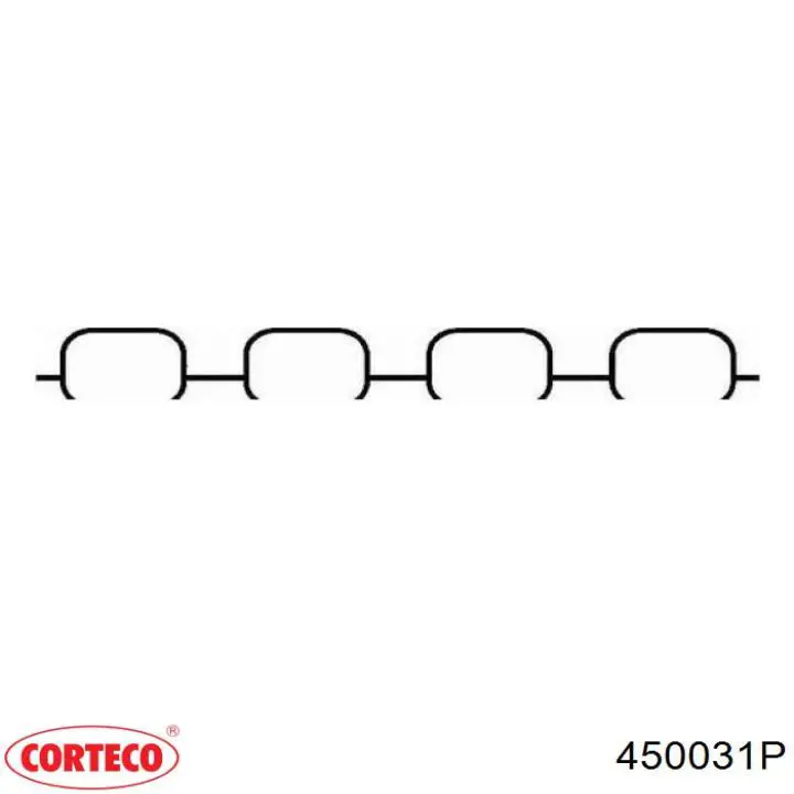Прокладка впускного колектора, верхня Corteco 450031P ціна, від 5.93 USD