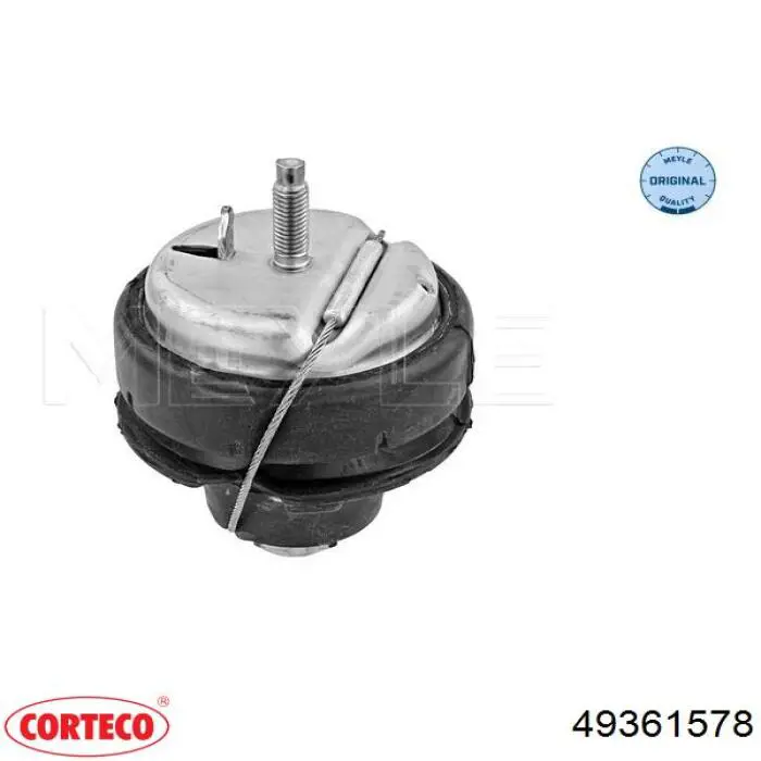 49361578 Corteco Подушка (опора) двигуна, права передня